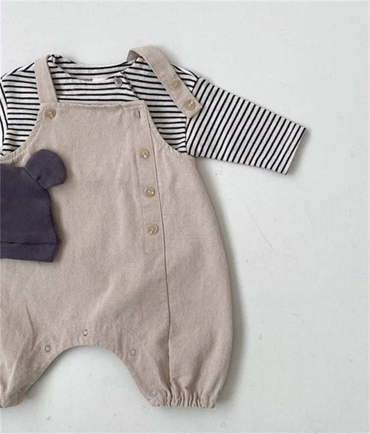 Lawadka Baby-T-Shirts für Jungen und Mädchen, Baumwolle, langärmelig, gestreift, Babykleidung, lässig, Frühling, Kleinkind-Kleidung, Tops, 3–36 Monate – Detail 4