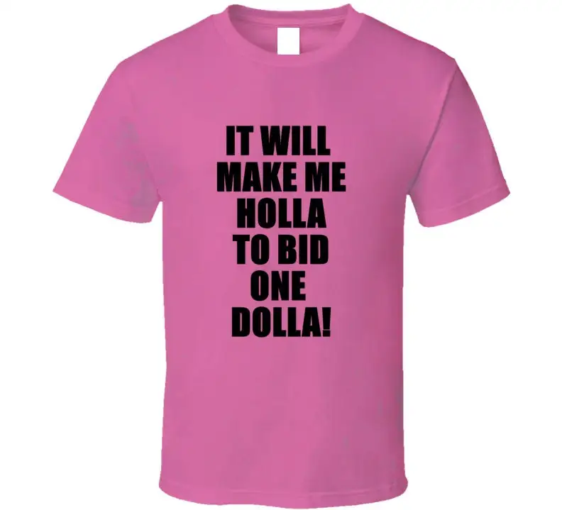 Funny Price Is Right Game Show Contestant Bright Pink T Shirt