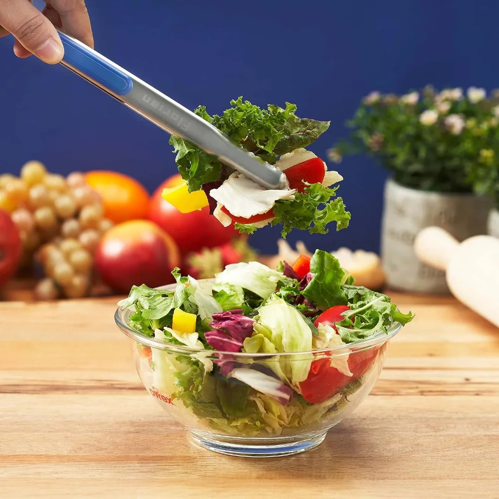 

17.7Inch Extra Long Grilling Tongs Food Clip Charcoal Fire Barbecues BBQ Tongs Cooking Grill Tools Kitchen for Home Outdoor