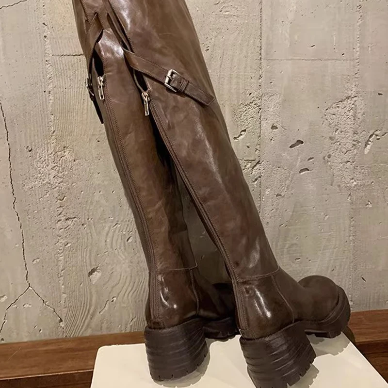 الكعب العالي المرأة أحذية عالية مصمم أحذية مكتنزة موضة فاخرة تشيلسي الأحذية 2025 الاتجاه الجديد فستان الشتاء مضخات Mujer بوتاس