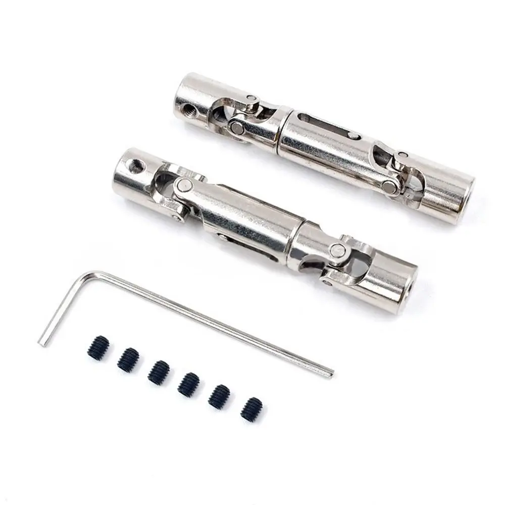 

New 57-71mm Drive Shaft Metal Silver Transmission Shaft Upgrade Gearbox Shafts WPL C24 C34 B14 B36 MN D90 MN99S