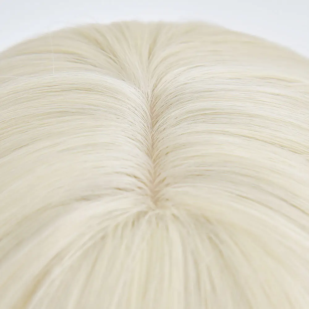 Synthetic Layered Long Wavy Platinum blonde Soft Machine Wig With Bangs