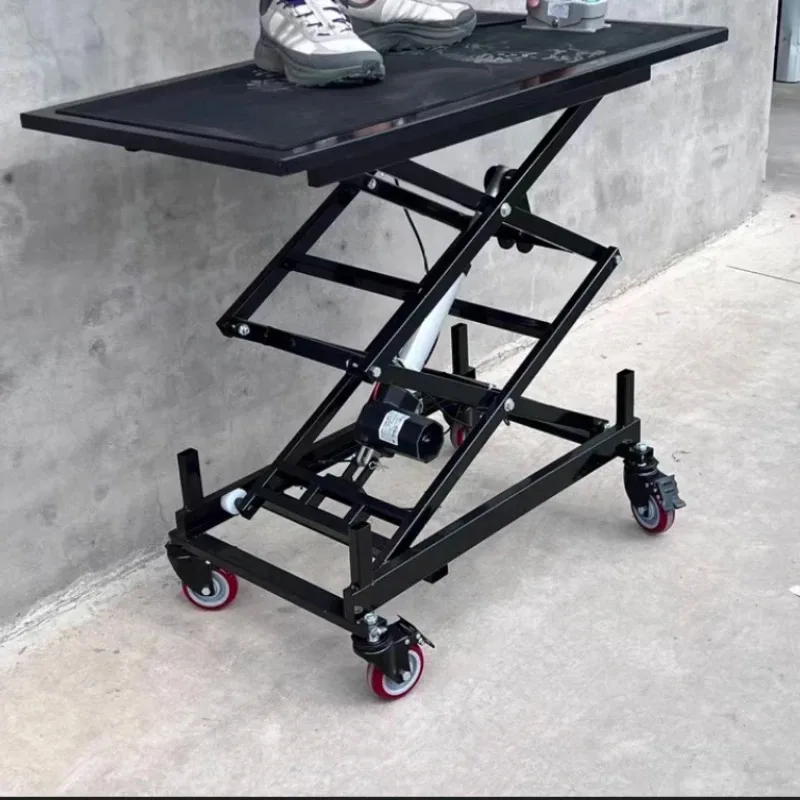 

Electric folding lift household interior decoration mobile trolley lift platform