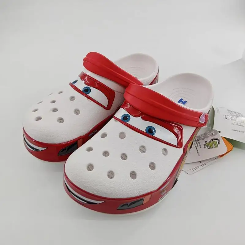 Blaue Rennwagen-Clogs, schnelltrocknende, leichte Wasserschuhe, weiche, rutschfeste Sohle, Slip-On-Sandalen für Strand, Dusche, Pool, Garten, Zuhause, neu – Detail 2