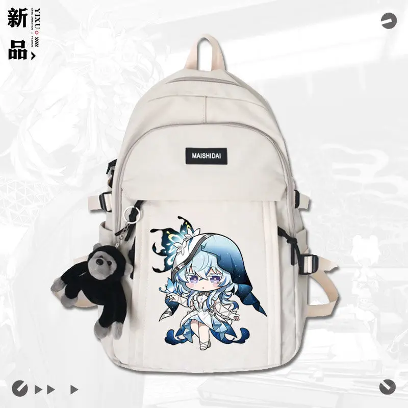 Resonance Of The Tide Long Distance Broken Branch Today's Encounter Game Merchandise Student Campus Backpack Unisex Double Anime