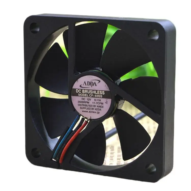 

Adda AD0612LB-G76 CF-60SS 12V 0.11A 6cm 6010 Monitoring CCTV Fan