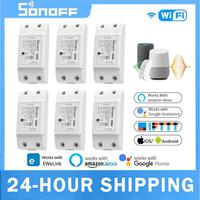 SONOFF Basic R2 / RFR2 433MHZ WIFI Smart Wall Switch Wireless Smart Home Automation Module Control Via Ewelink Alexa Google Home