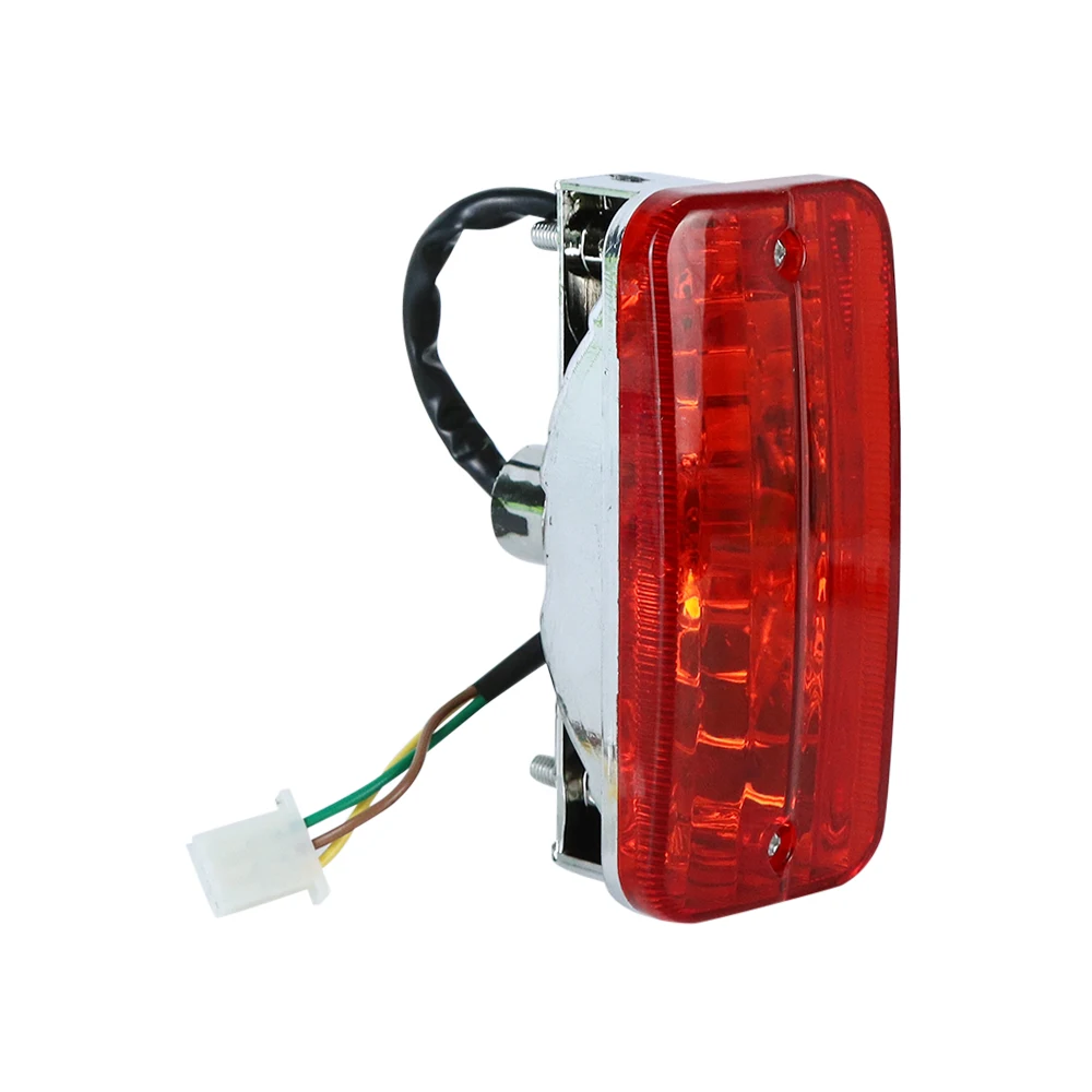 1PCS ATV Beach Bike Four-wheeled Motorbike Accessories 50CC-125CC Rear Brake Light 12V Taillight Parking Red Light