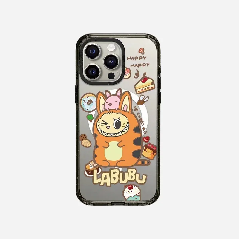 Cartoon Anime Cute LABUBU Magnetic Phone Case MagSafe for Apple IPhone16 Plus Acrylic Men's and Women's Fall Protection Case