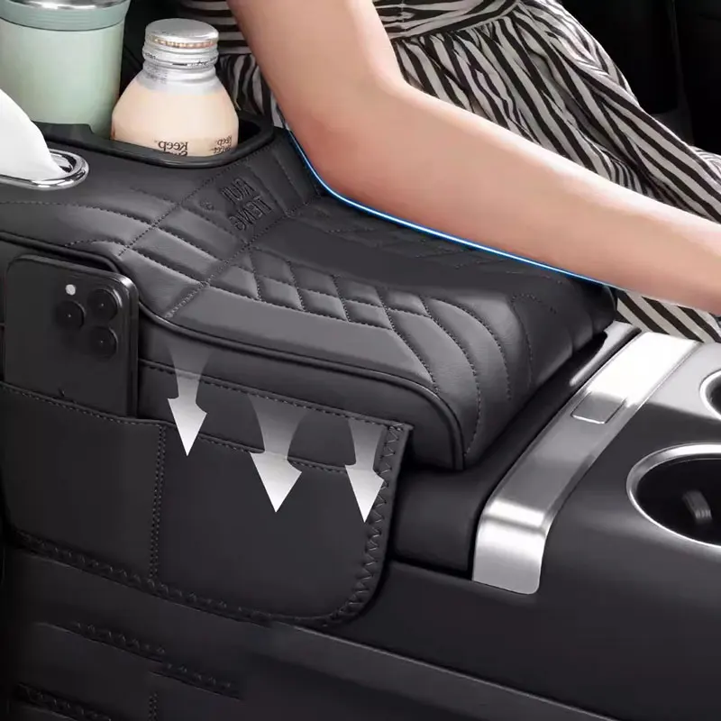 

Car Armrest Box Height Pad Cup Holder Holder Storage Bag For Smart Elf 1# 3# 5# Car Accessories Interior Styling
