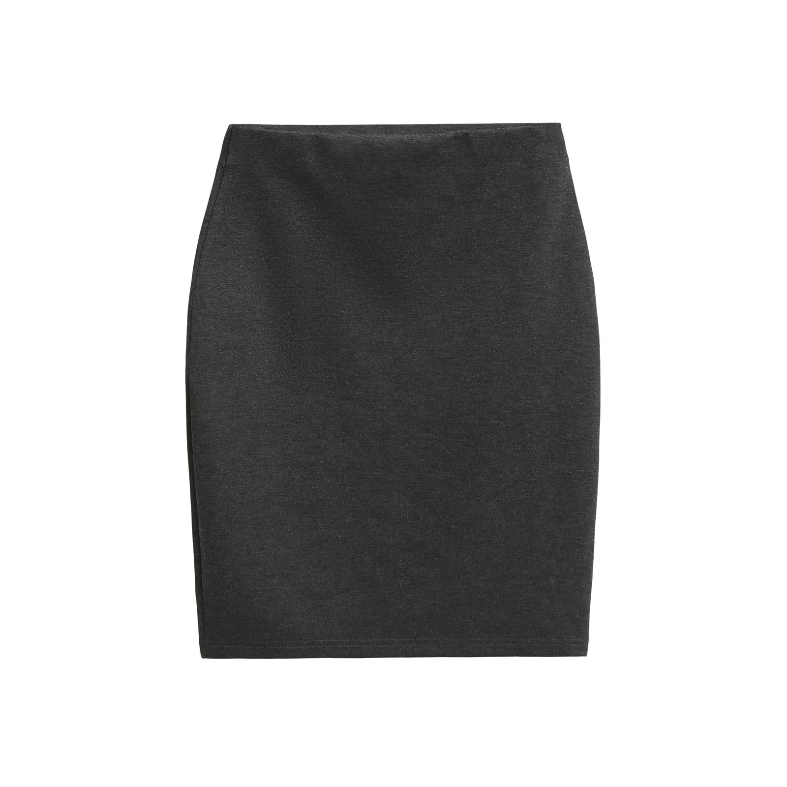 Sexy High Waist Roman f Skirt Tight Fit Commute Workwear Elastic Waist Midi Skirt Pure Color Ladies Summer New Sle