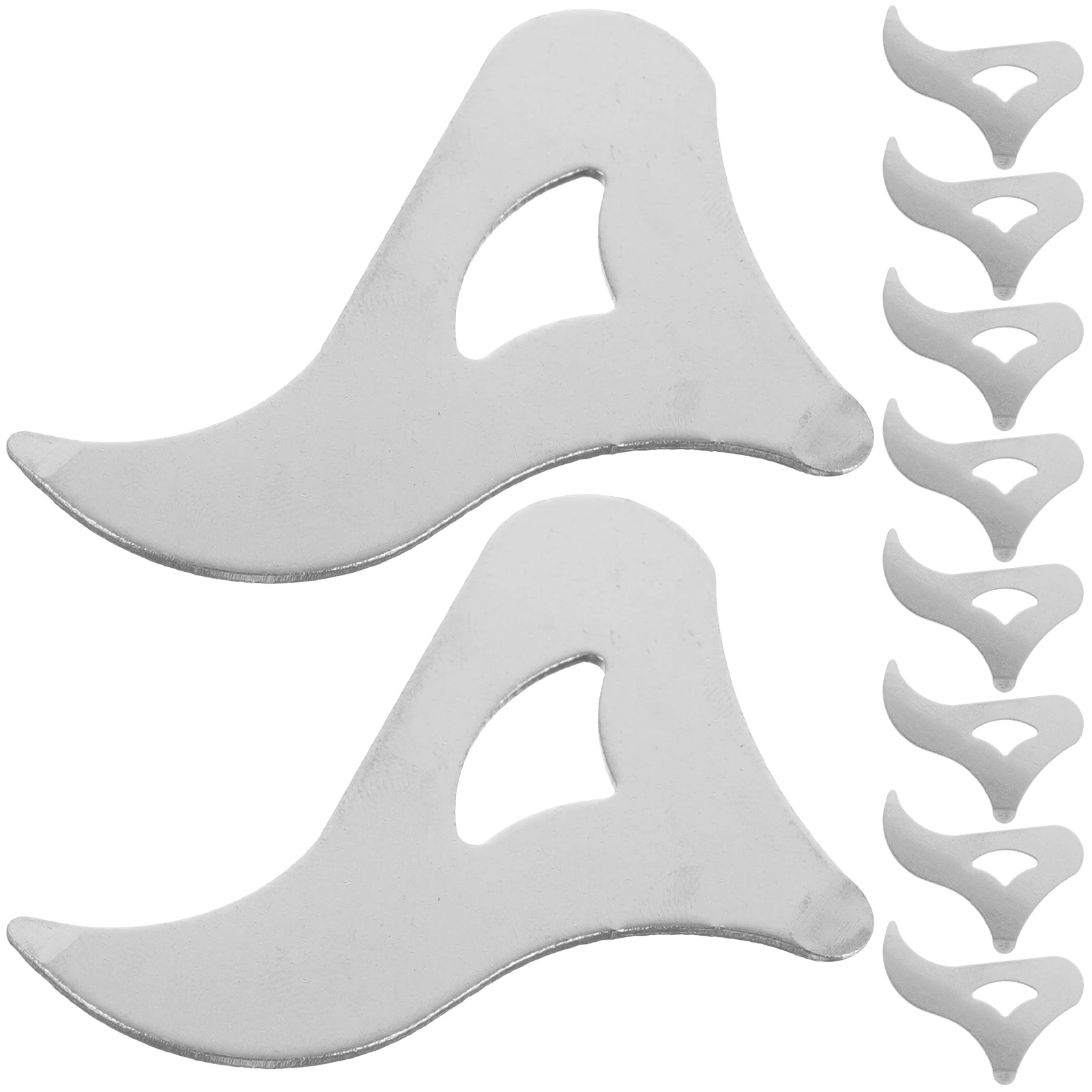 

10Pcs Professional Stainless Steel Nut Opener Meticulous Craftsmanship Macadamia Tool Stainless Steel Nut Opener