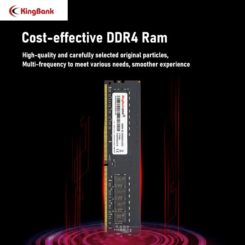 Kingbank DDR4หน่วยความจำรุ่น Intel 16GB 3200MHz 1.2V 288Pin เดสก์ท็อป UDIMM DDR4 memoria เหมาะสำหรับการใช้พีซีแพลตฟอร์ม Intel