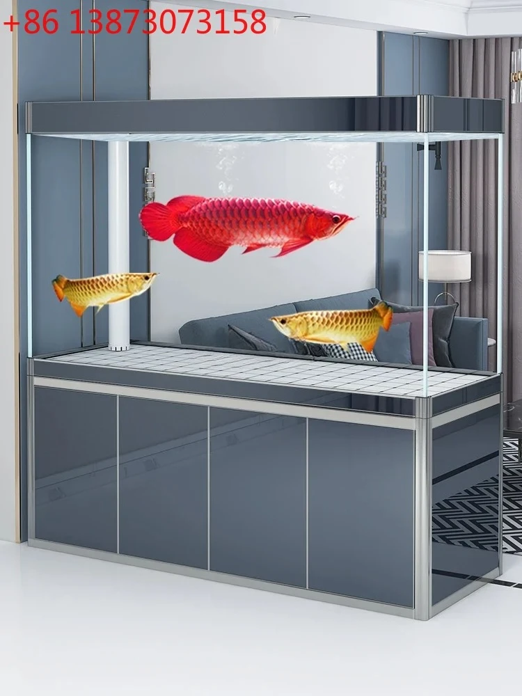 Household Living Room Small Screen Bottom Filter Aquarium Bottom Filter Super White Large