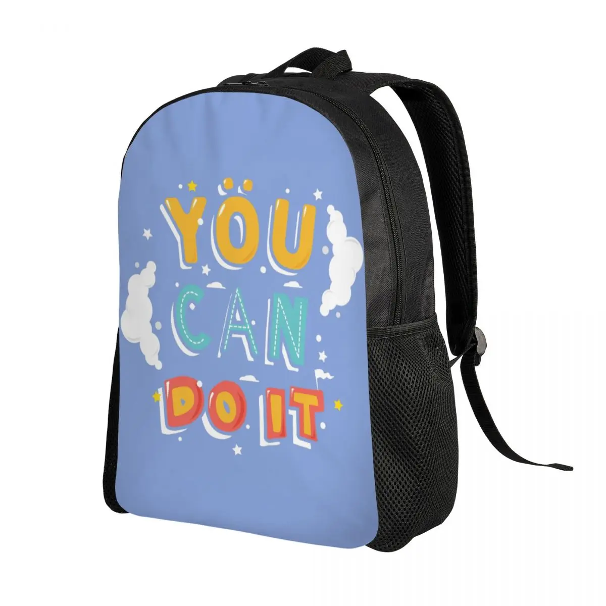 You Can Do It Backpacks for Women Men Waterproof College School Inspirational Quote Gift Bag Printing Bookbag