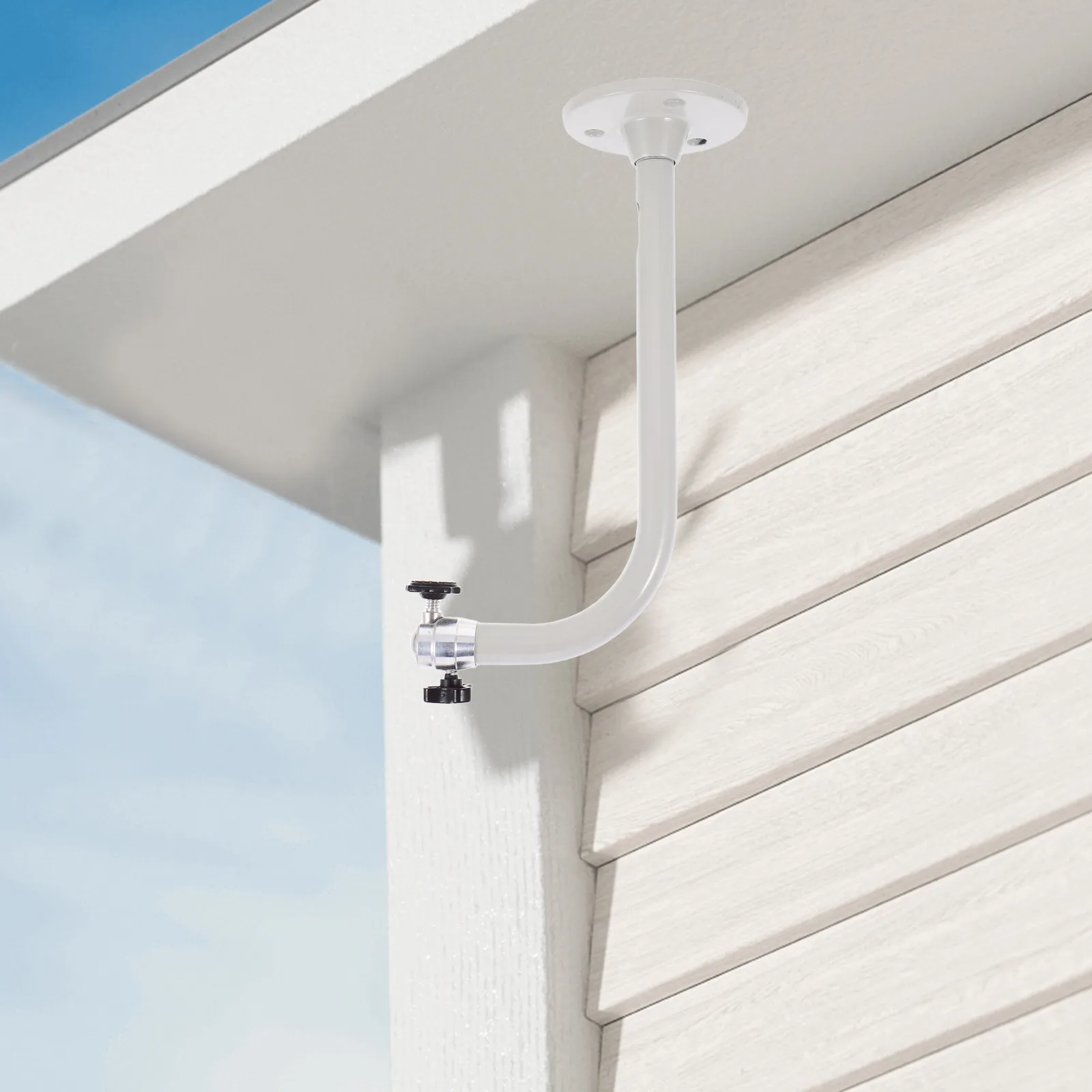

L-Shaped Aluminum Alloy Security Camera Wall Mount Bracket Adjustable Durable Holder Indoor Outdoor Monitoring Bracket
