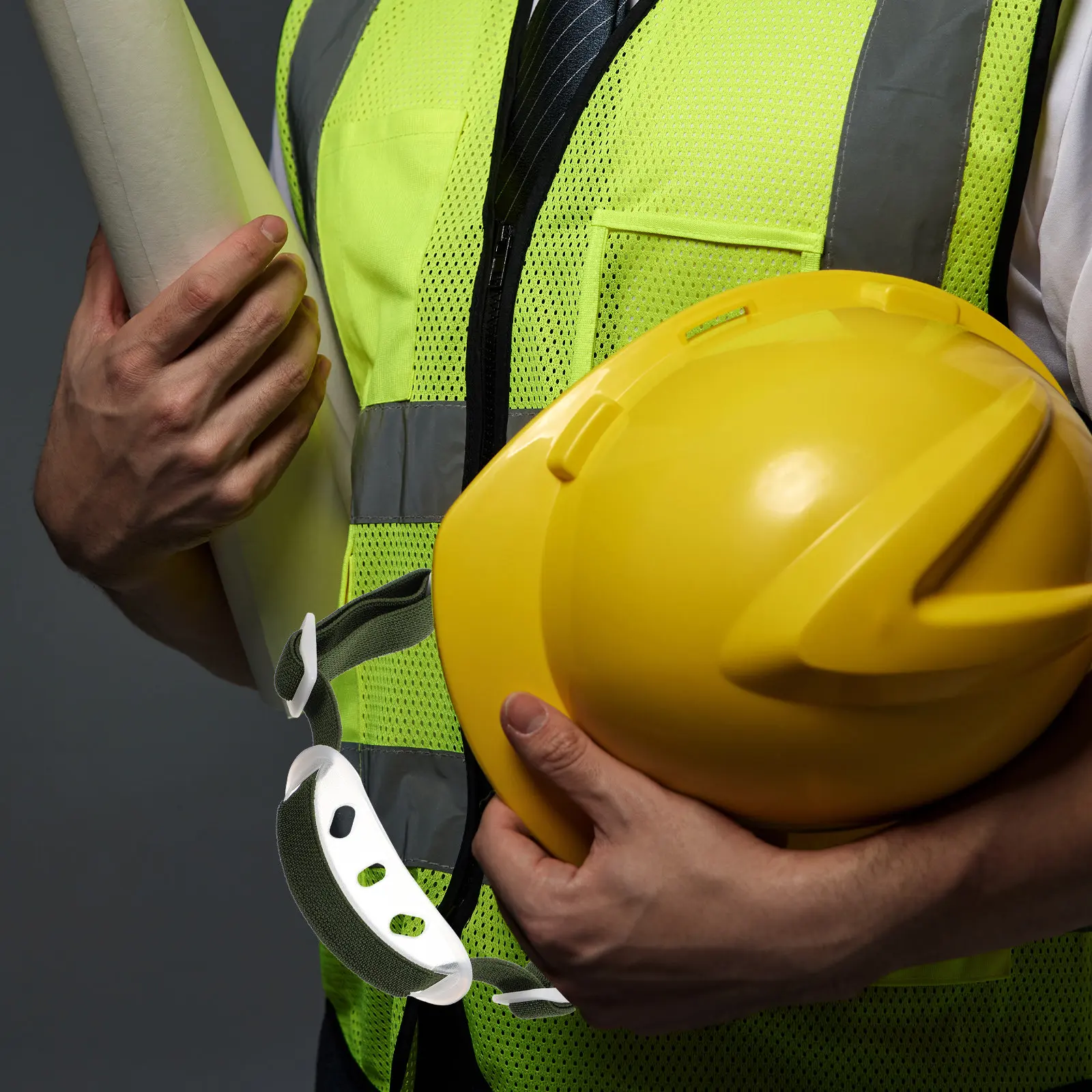 Chin Strap Rubber Polyester Hard Hat Adjustable Chin Holder Strap Universal Supplies Construction Protection