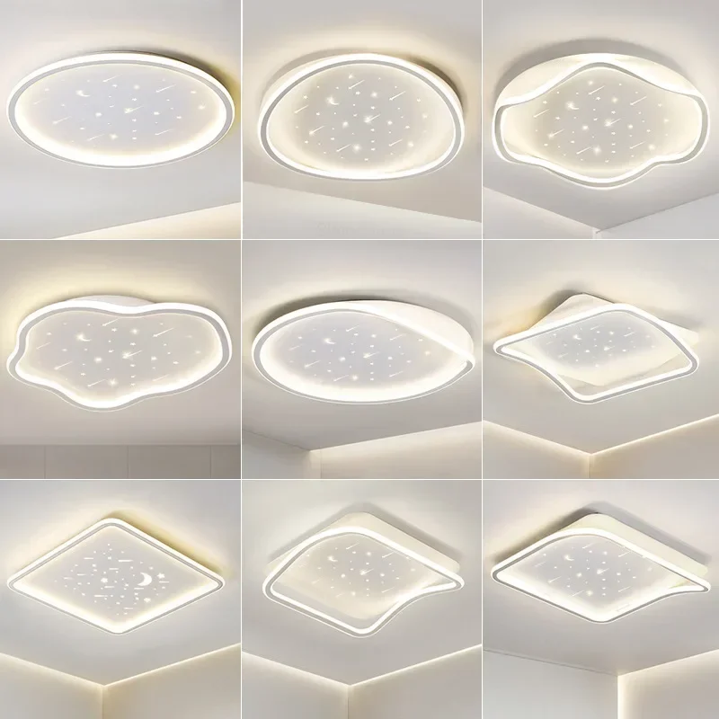 Modern LED Starry Sky Lâmpadas de teto, Luminária, Sala de estar, Sala de jantar, Quarto das crianças, Interior, Home Decor