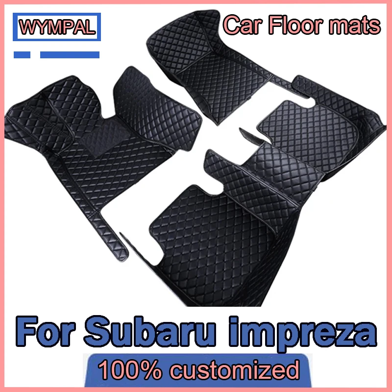 Custom Car Floor Mat For Subaru impreza BRZ XV 2007 2011 2012 2015 2017 2018 2020 2022 2024 Man Gifts Auto Interior Accessories