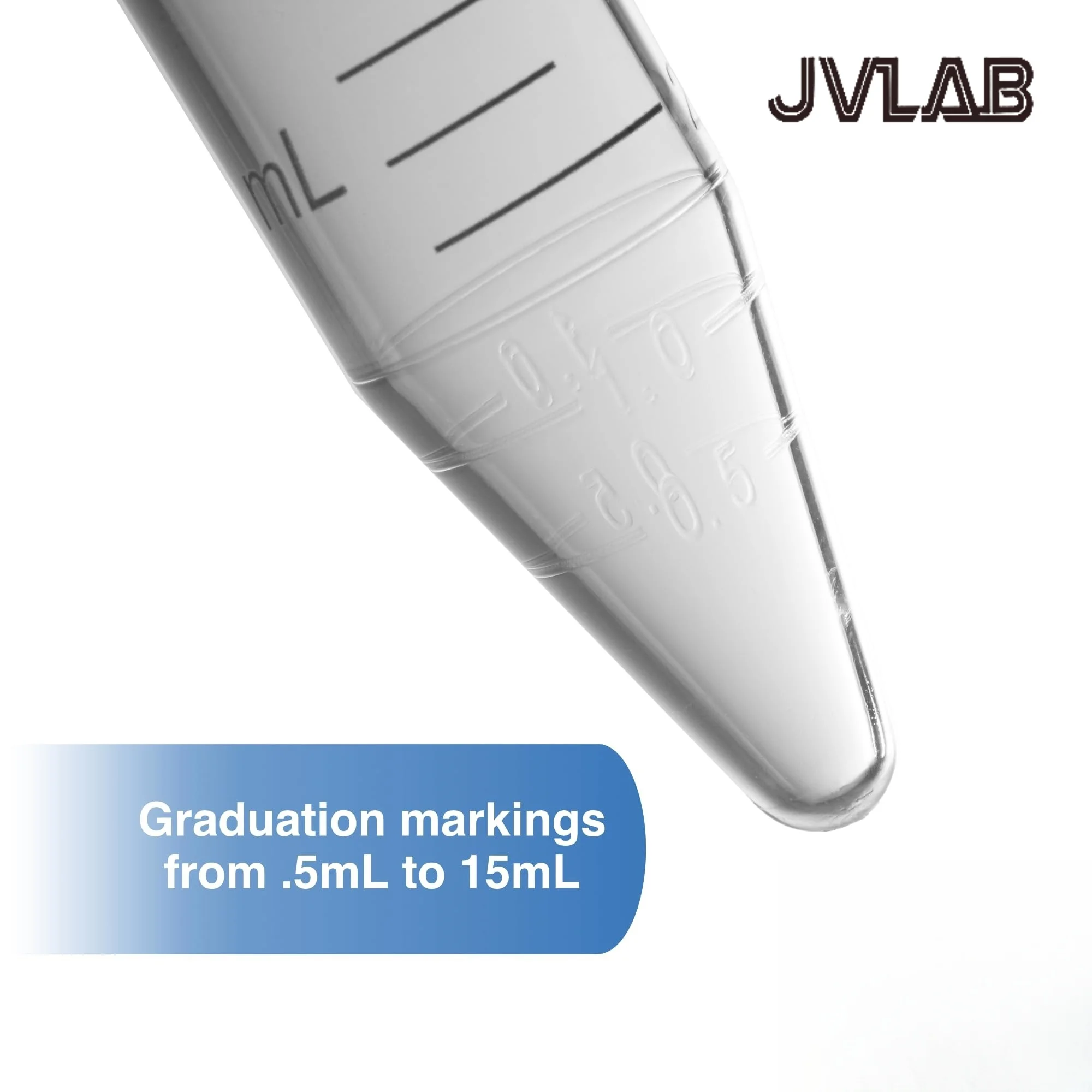 Wetenschappelijke conische centrifugebuizen 15 ml 100 stuks plastic reageerbuis met schroefdoppen 15 ml reageerbuizen met deksels oranje