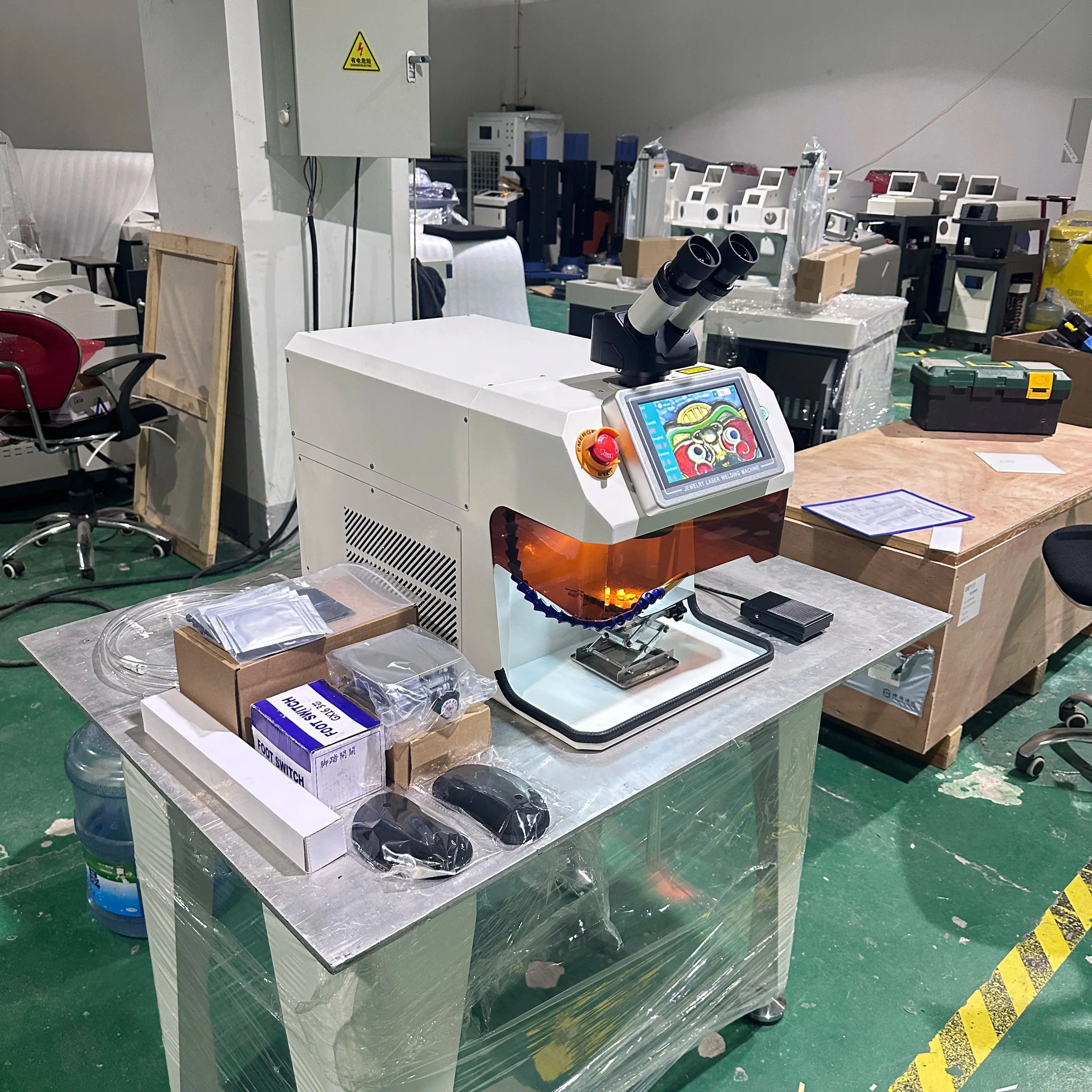 150W YAG Spot Laser Welding Machine - High Precision New Version for Gold Silver Jewelry Metals