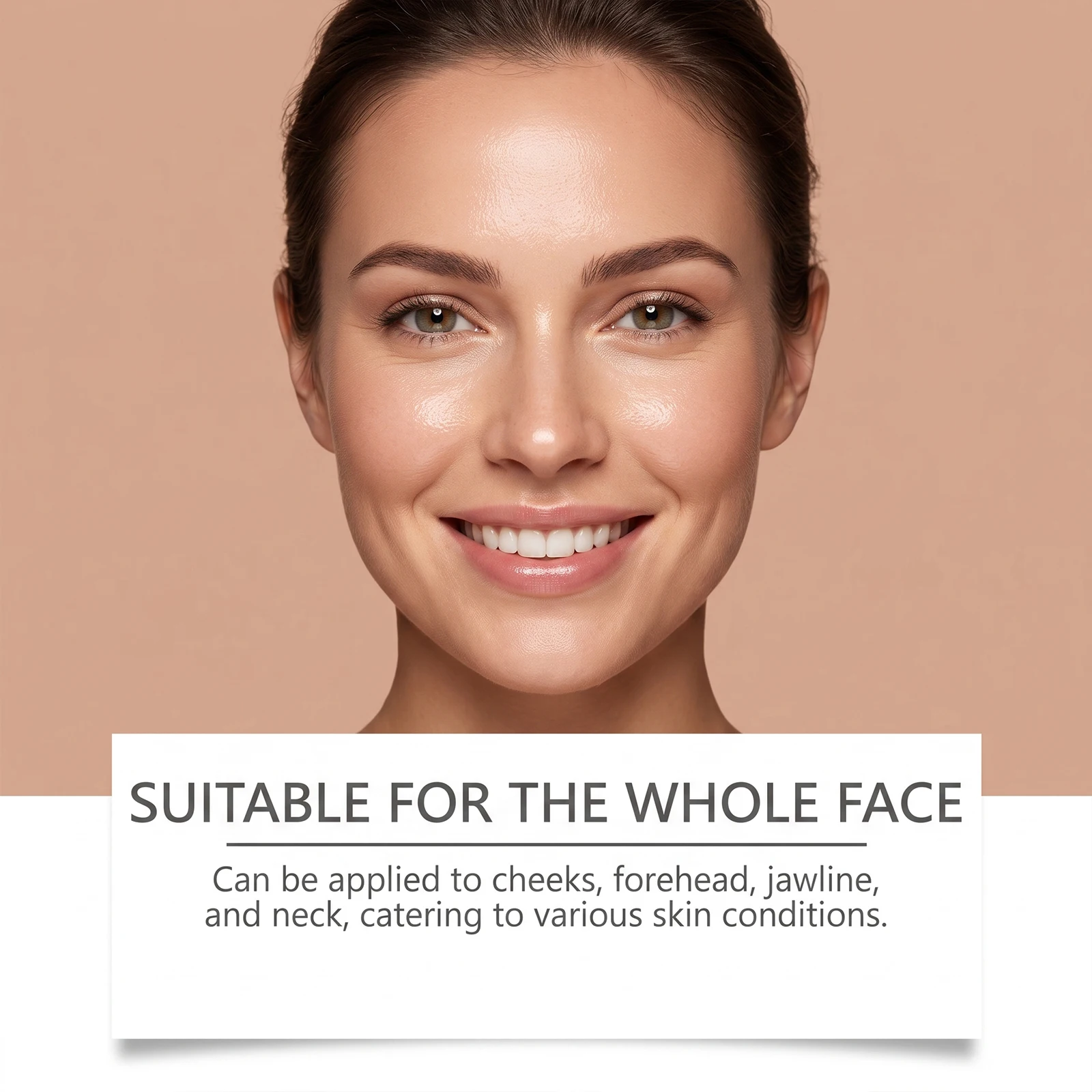 Collagen Silk Peptide Firming Ampoule Face Neck Serum Hydrating Essence For Dry Skin Smooth Fine Lines Restore Elasticity Dewy