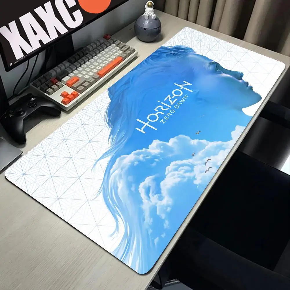 

HYBXAXC Large Mouse Pad H-Horizon Z-Zero Dawn F-Forbidden West Mousepad For Gamer Desktop Decoration Office Mouse Deskmat Rug