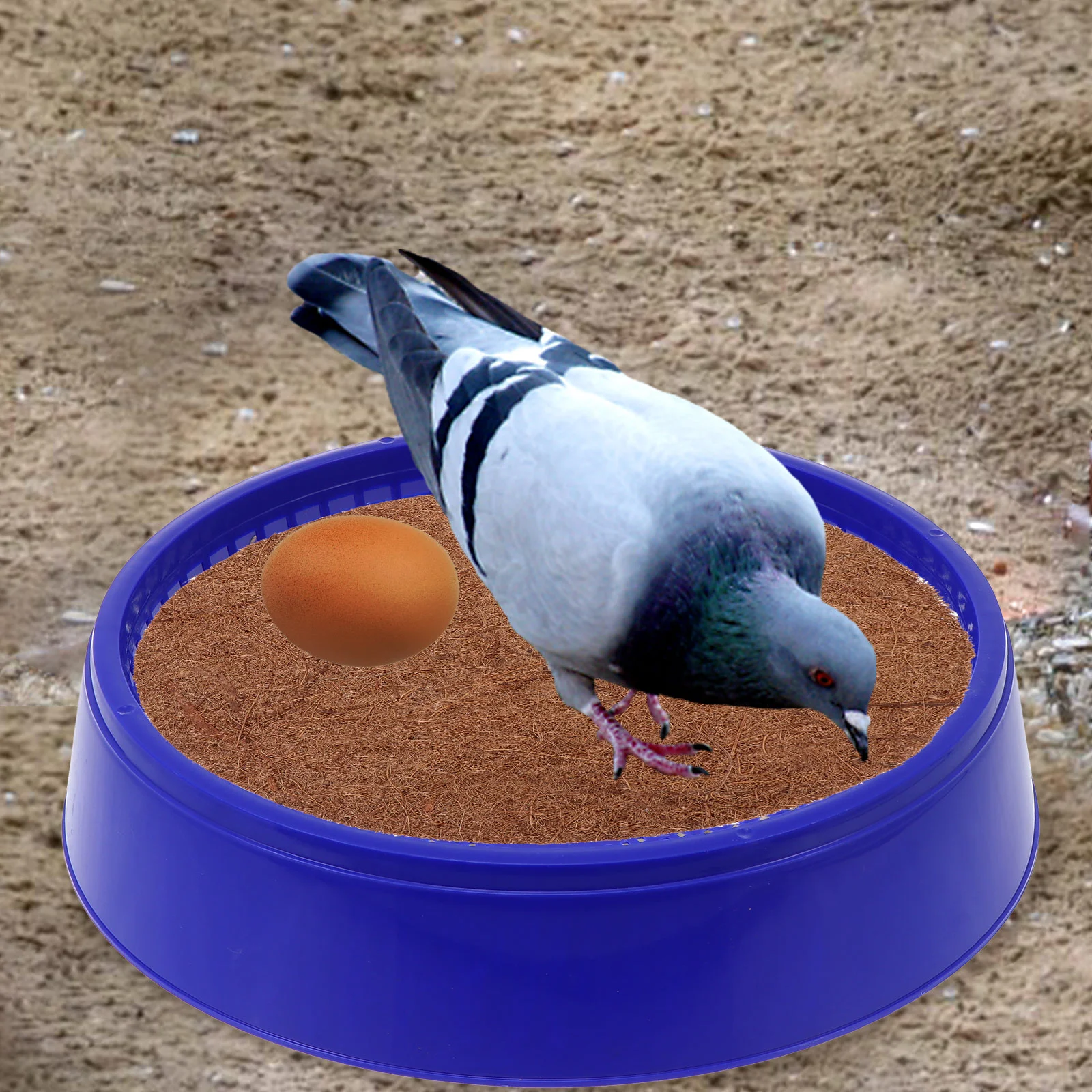 

3 Pcs Pigeon Coop Supplies Dove Breeding Boxes Animal Egg Laying Nest Bird Biwl Food