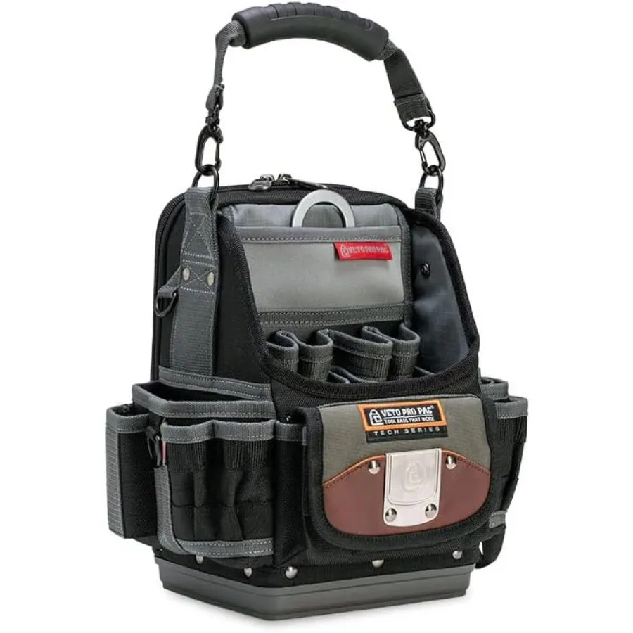 Pro Pac SB-LD Hybrid Tool and Meter Bag for Industrial Use Durable Polyester Material Black Color Lightweight Design with Multi