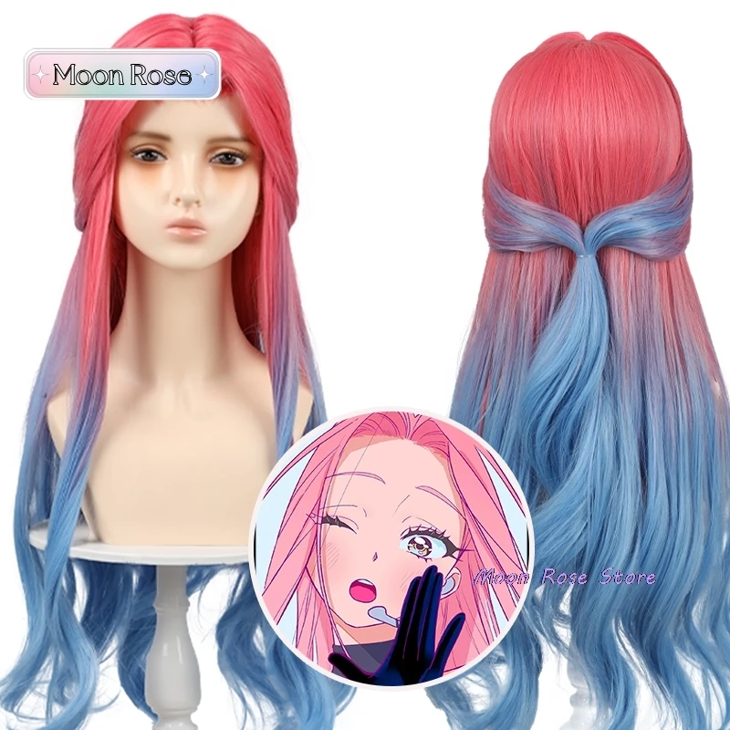 Alien Stage Mizi Cosplay Costume Dress Wig Anime Alien Stage Cosplay Halloween Carnival Party Wig For Women