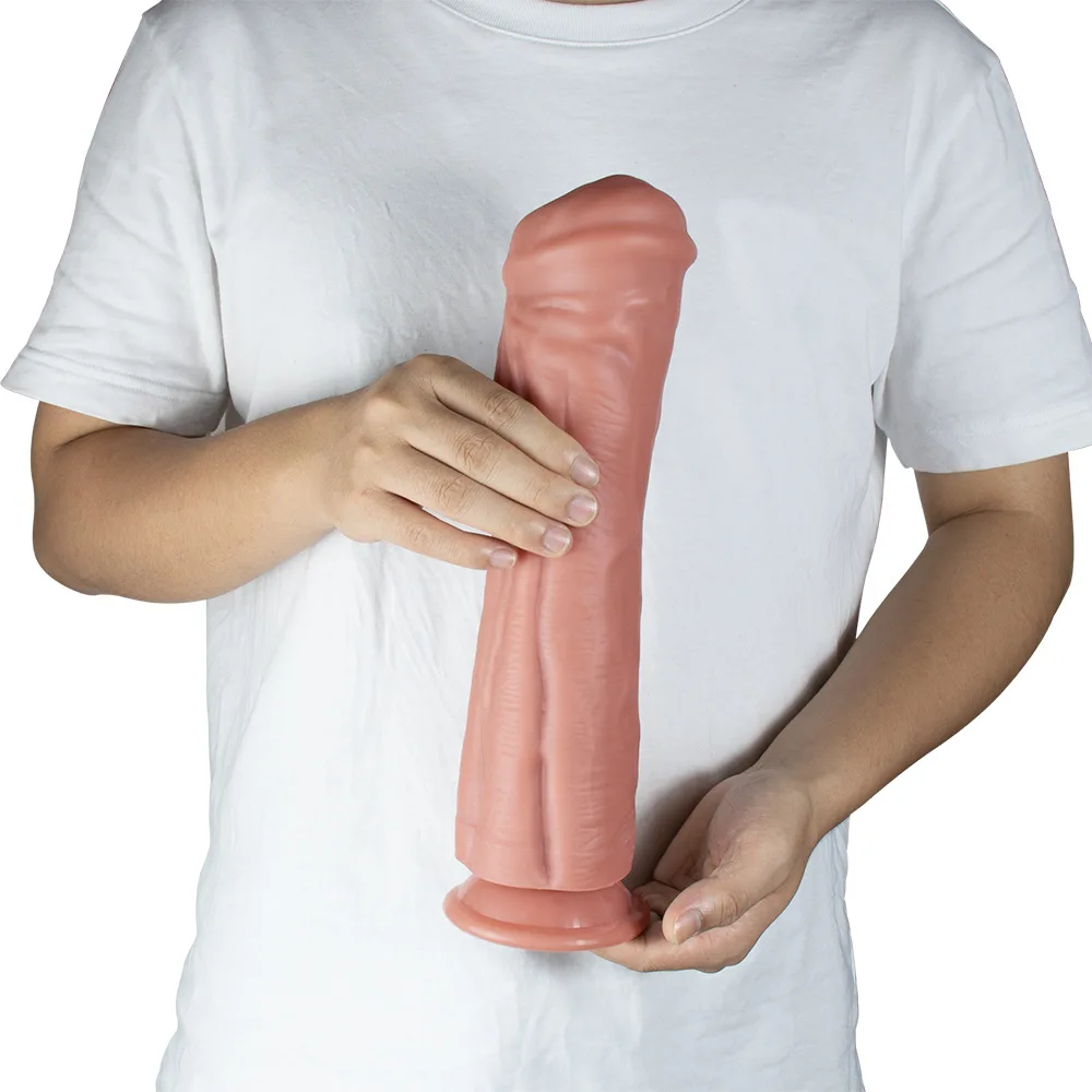 30cm Huge Animal  Dildos Horse Stick with Suction Cup Soft Penis Silicone Dildo Big Butt for Women Sm Adult Product Toys