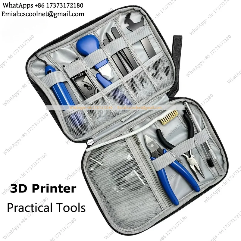 3D Printer Tool Kit Hotend Nozzle Cleaning PTFE Cutter Socket Wrench Support Removing Curing Model