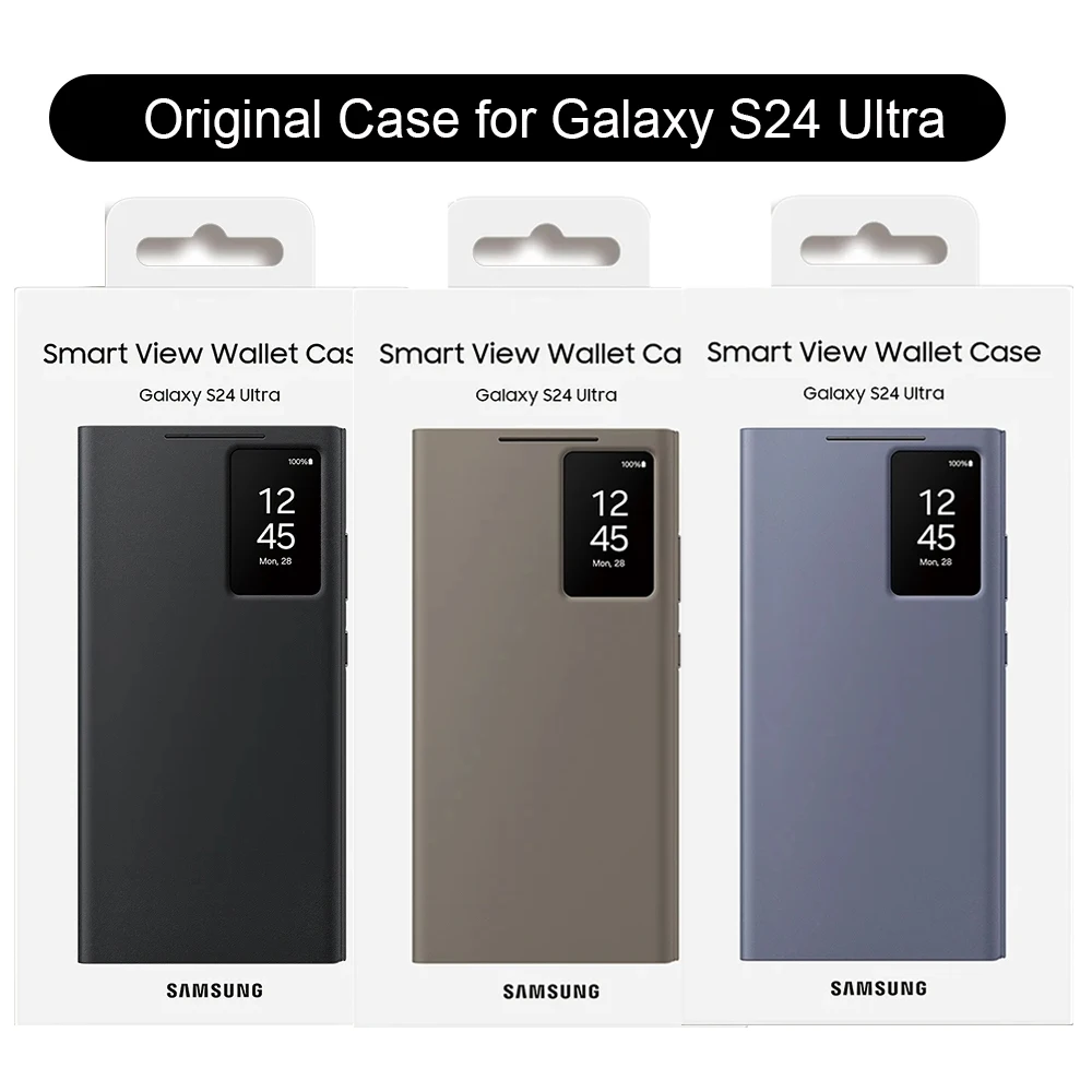 Original Samsung Smart View Wallet Smartphone Case EF-ZS928 für Galaxy S24 Ultra S-View Flip Case – Detail 20