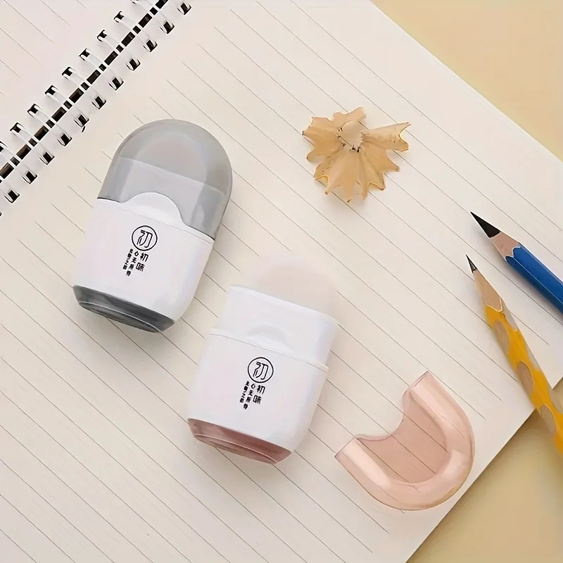 ممحاة ومبراة أقلام رصاص متعددة الوظائف - أداة طالب محمولة للاستخدام الفني والمكتبي، مريحة جدًا للطلاب