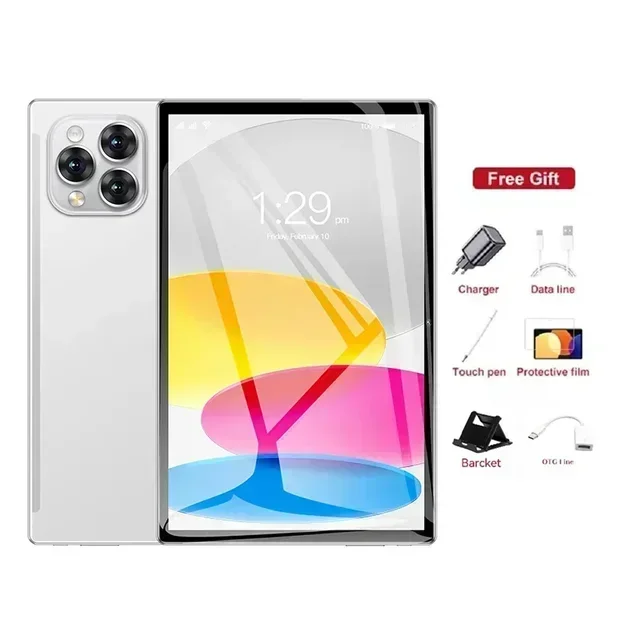 2025 NEW Pad 15 Pro Tablet Android 14 22GB+2TB 20000mAh Snapdragon 888 Original Tablets PC 5G Dual SIM Card WIFI HD 4K Mi Tab image 3