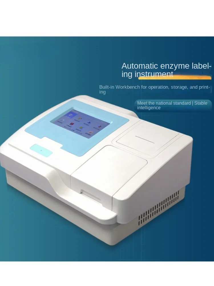 Multi-functional porous enzyme-labeled instrument Full-automatic 96-well plate desktop immunopathology detector microbial