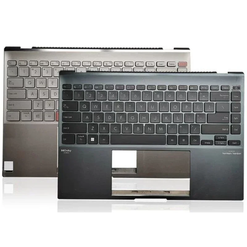 capa superior c shell com teclado retroiluminado eua capa para portatil para zenbook 14x ux5401 um5401 palmrest original novo 01