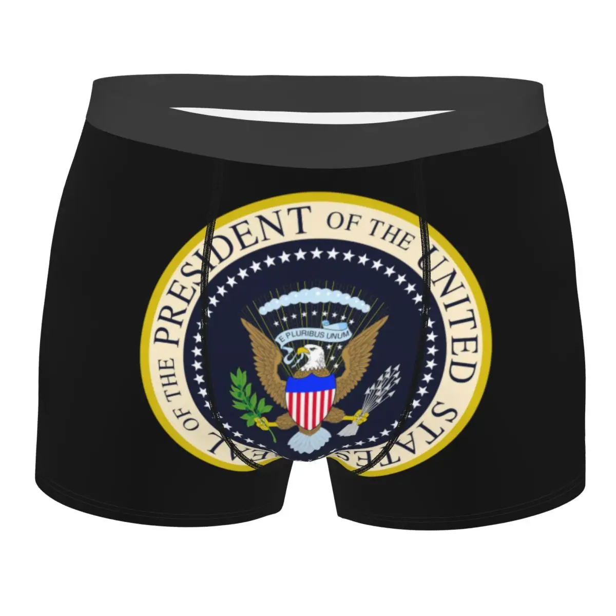 

Usa President Seal Flag Coat Of Arms Boxer Shorts Men 3D Printed Male Breathbale Underwear Panties Briefs