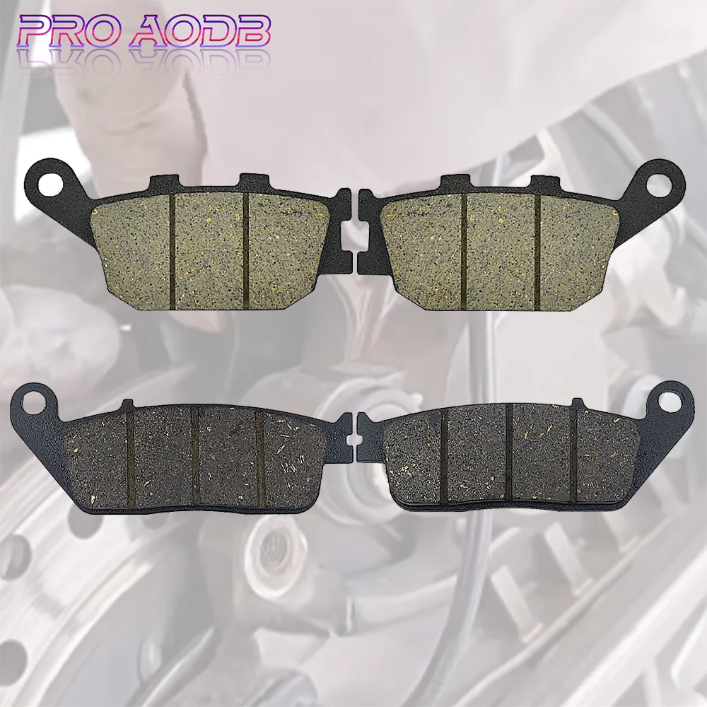 

1 Set for Honda VT1100 Shadow VT 1100 95-17 VT1300 Fury VTX 1300 Retro VRX400 1996 CBF500 2004 Motorcycle Front Rear Brake Pads