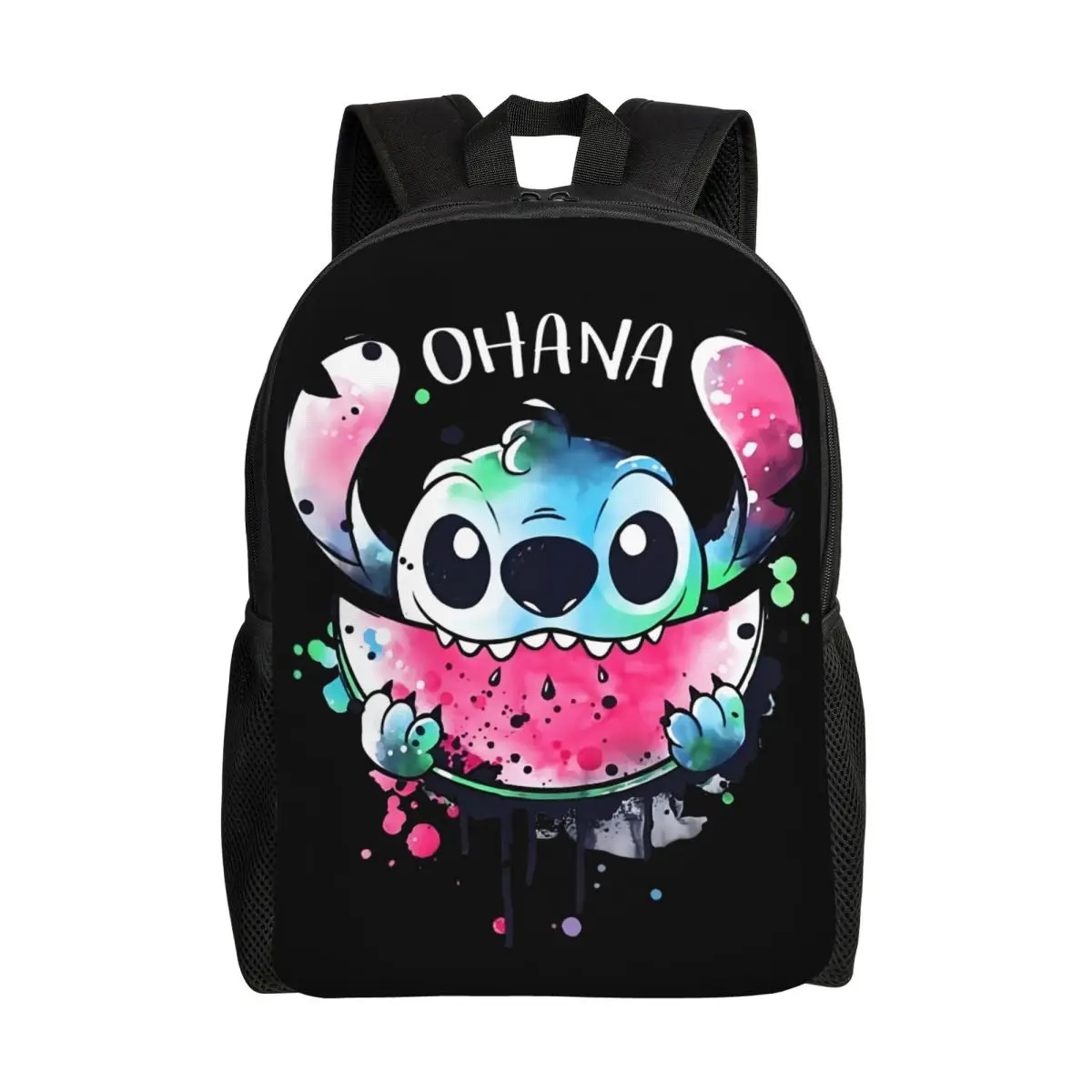 

Custom 3D Printing Stitch Anime Printed Backpacks for Boys Girls Cute Cartoon College School Travel Bags Men Women Bookbag