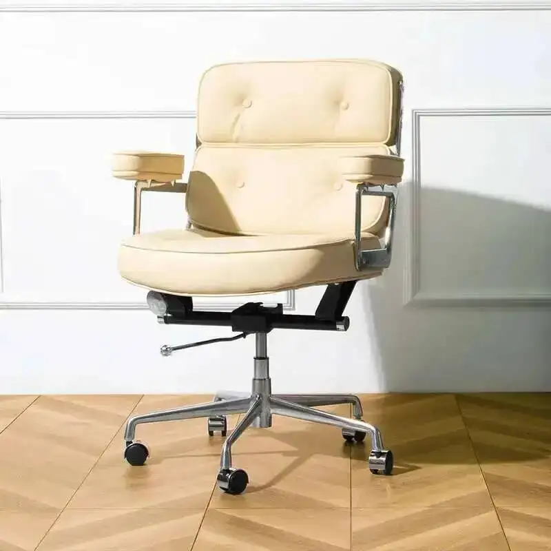 

Chairs Nordic Luxury Office Office Furniture Leather Modern Comfortable Computer Chair Back Study Swivel Lift Gamer Armchairs