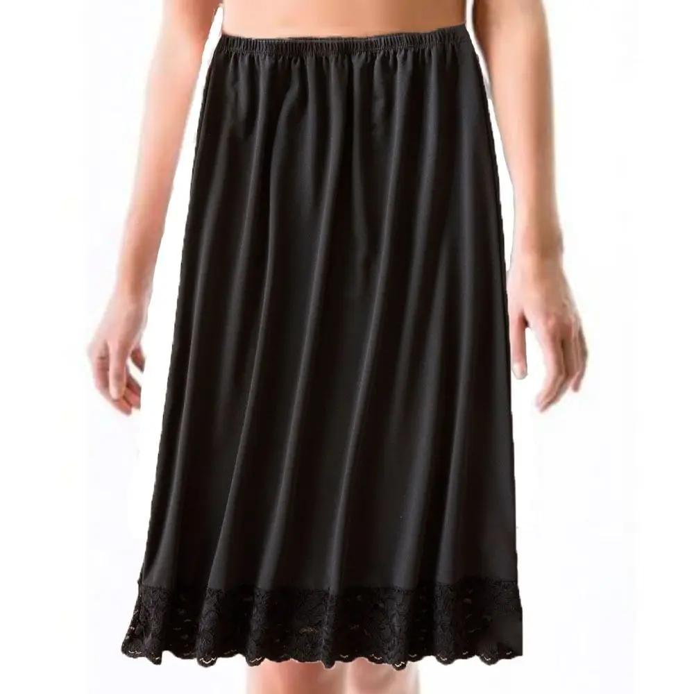 

Mesh Flower Women's Lace Long Petticoat Anti-glare A-line Safety Underskirt Slips Base Of Petticoat Inside Petticoat Dress