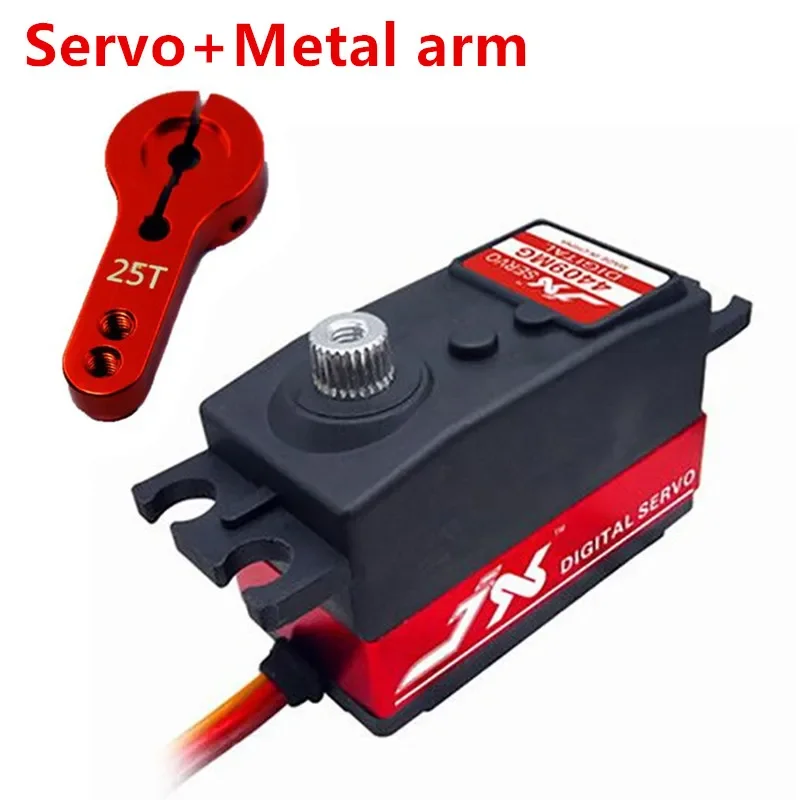 Jx Servo PDI-4409MG 9Kg Groot Koppel 180 Graden Standaard Korte Digitale Servo Met 25T Metalen Arm Voor 1/8 1/10 Rc Drift Auto