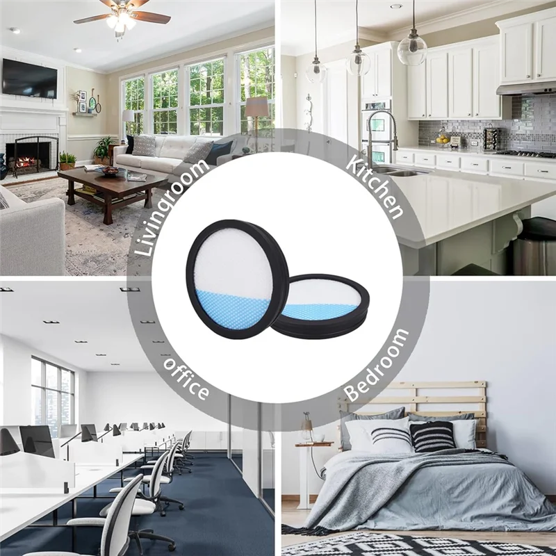 Staubsauger Akku 18V Filter Teile Zubehör Filter Ersatz für Ryobi 18V ONE 1 + Akku-Staubsauger PBLSV716K,PBLSV716B