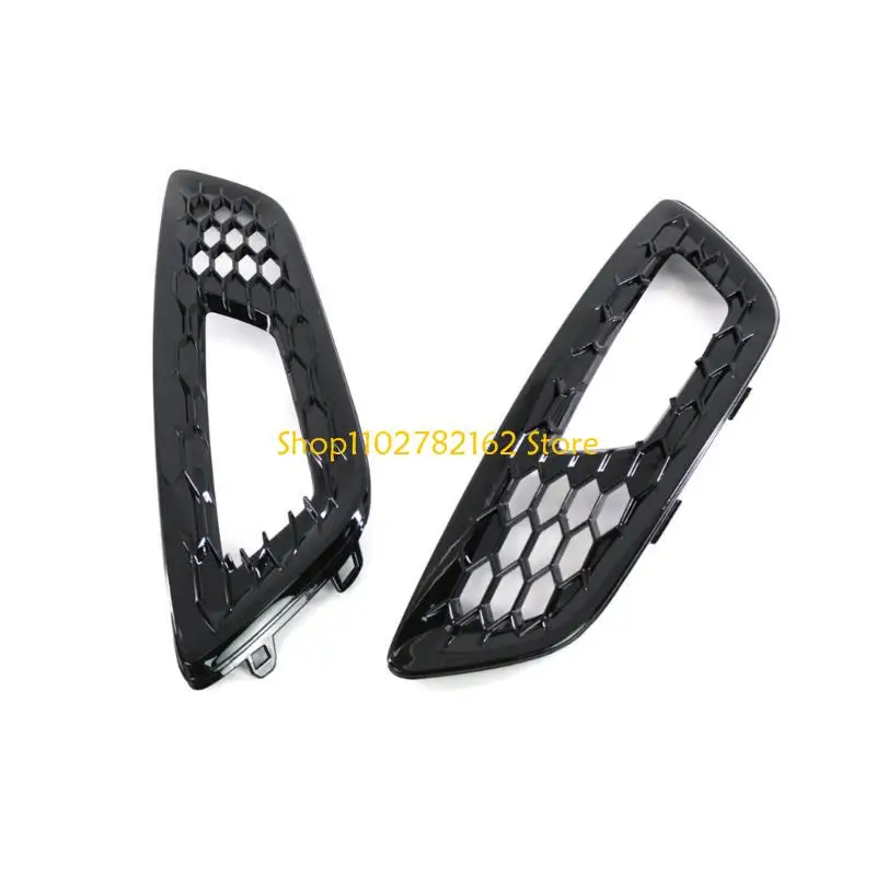 

547B Auto Accesories 15A299-AA &15A298-AA Front Bumper Fog Light Cover Grilles Replacement for Automotives- 19.49x6.3x4.13-in