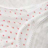 3pcs Fashion Cute Print Panties For Women Thongs Spring Summer Soft Lingeries Sexy Hot Bow Women'S Thong 5