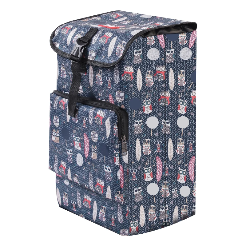 Big Replacement Waterproof Storage Bag for Folding Trolley Shopping Cart, Organizer Bags Travel Carrier Foldable Bag with Pocket