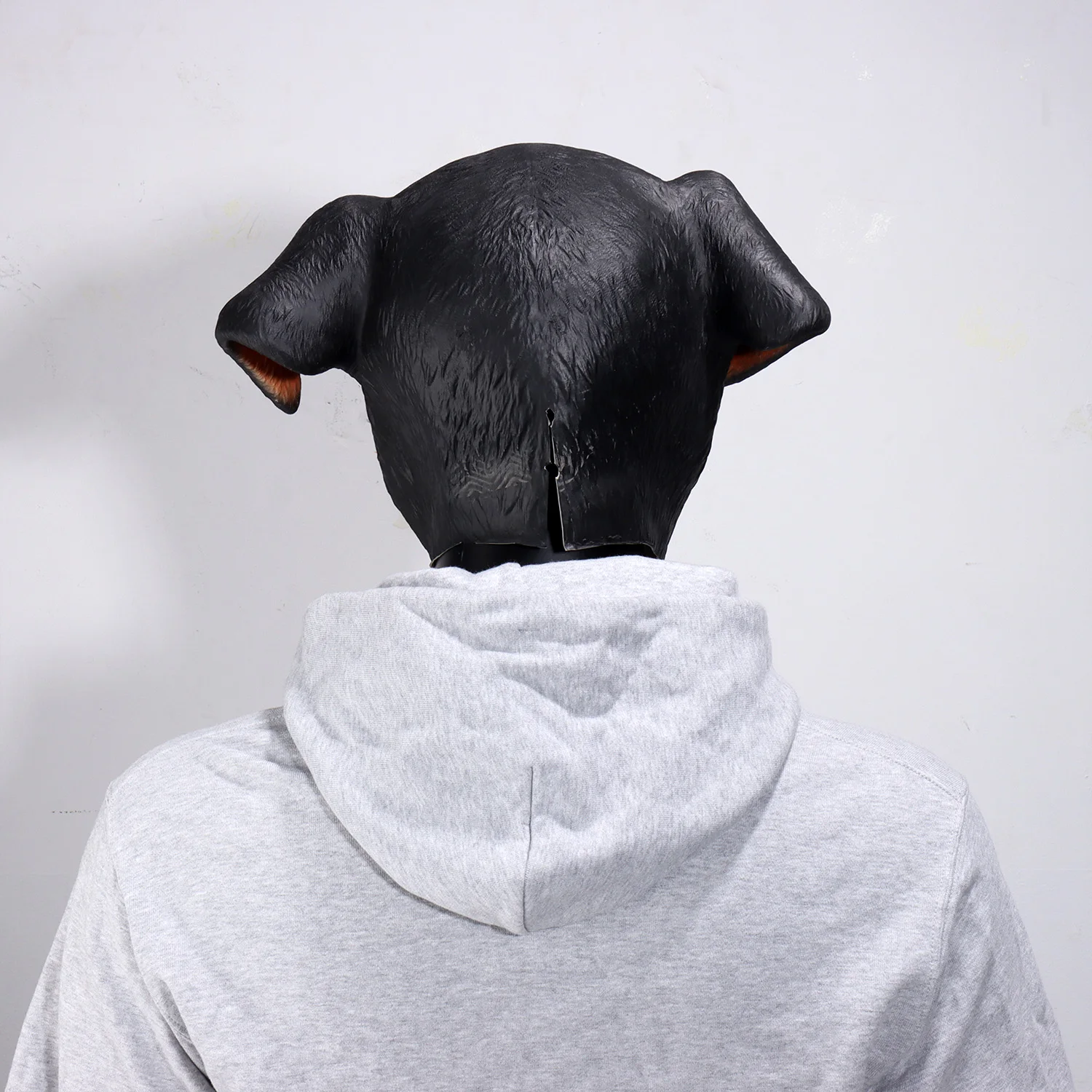 Niedliche Hundemaske Cosplay Lustige große Ohrhunde Tier Latex Helm Halloween Karneval Dress Up Bar Maskerade Party Kostüm Requisiten