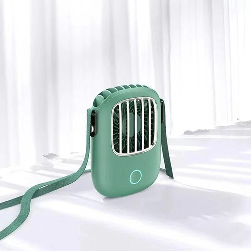 Neck Hanging Fan Portable Mini USB Fan Air Cooler Rechargeable Ventilador Small Travel Handheld Electric Fan for Home C