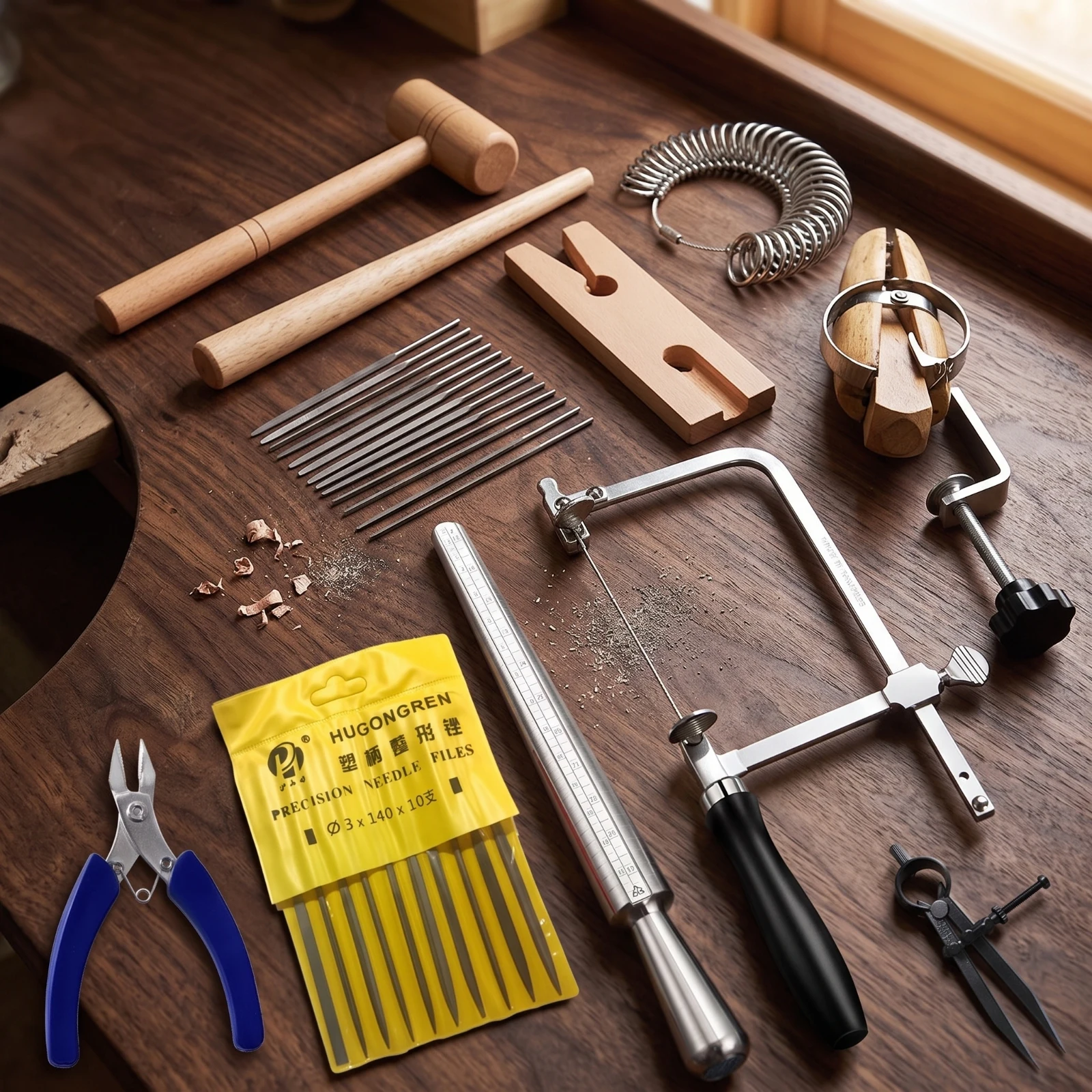 Jewelry Making Kit Long-Lasting Craft Tool Set with Finger-Sizing Gauge Sizer Jewelry Repair Tool Set High Quality Tools